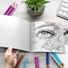 Close Up Of Eyes Colouring Book Adult Picture Book 4