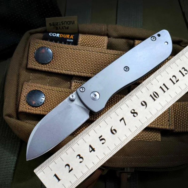 

535 Mini Foldable S30v Blade Titanium Alloy Handle Tactical Camp Survival Bag Outdoor Hunting Small Rescue EDC Knife