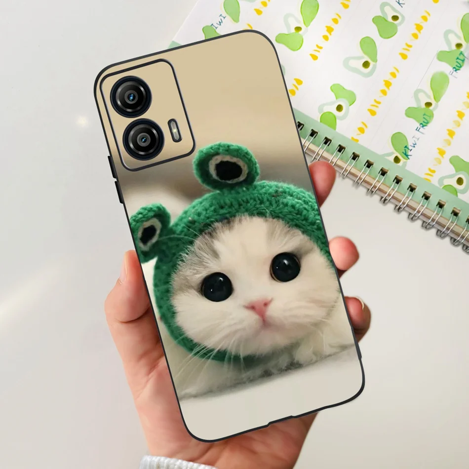 Stylish Pattern Soft TPU Shockproof Black Silicone Phone Case
