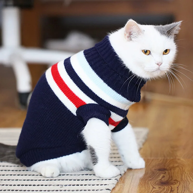 Winter Dog Sweater Cat Pet Clothes For Small Dogs Knitted Clothing Christmas Dog Coat Jacket Puppy Pet Outfits For D