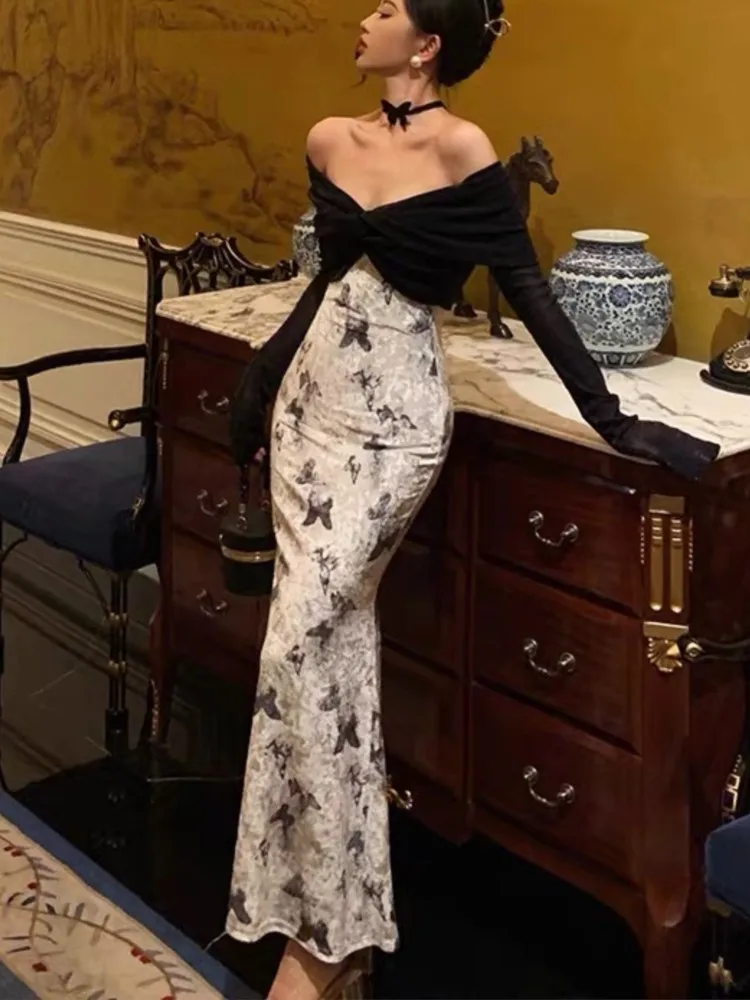Elegant Long Midi Dress 1
