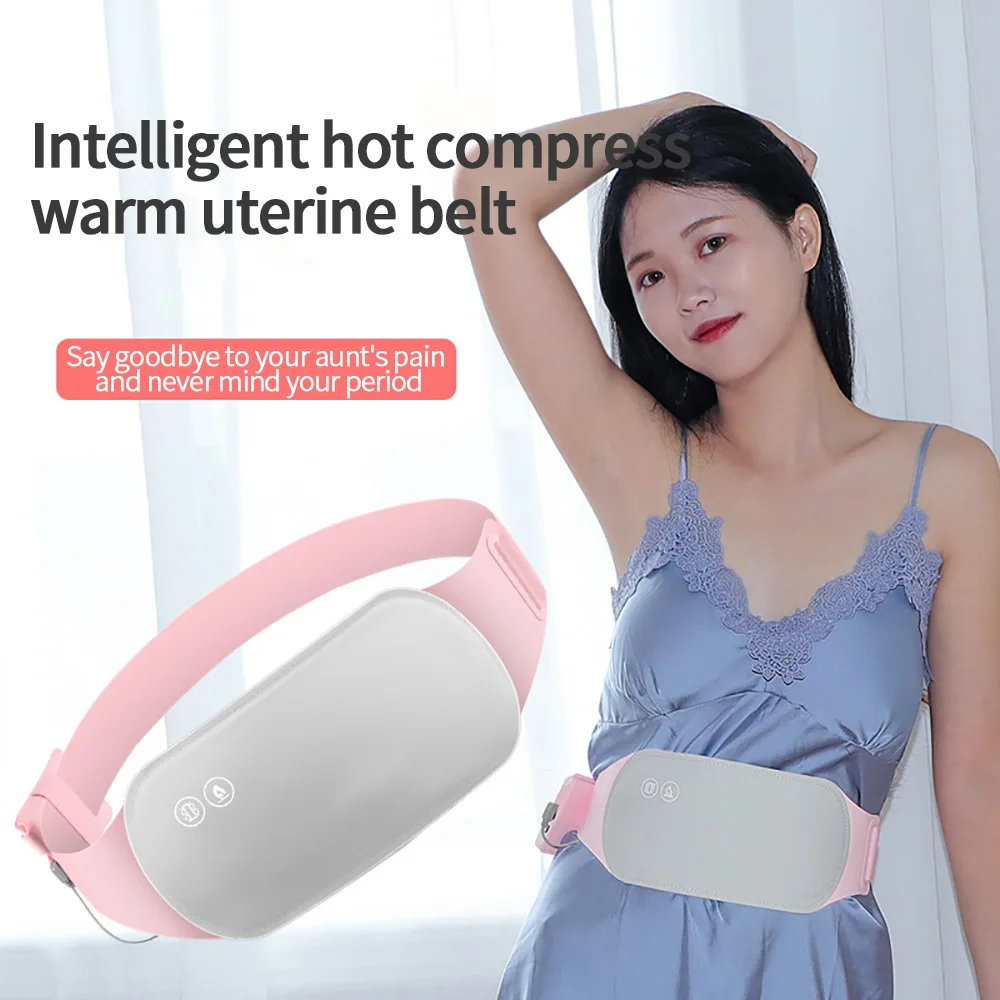 Uterus Heating Belt USB Power Bank Hot Compress 3 Modes Belly Heater For Women Girls