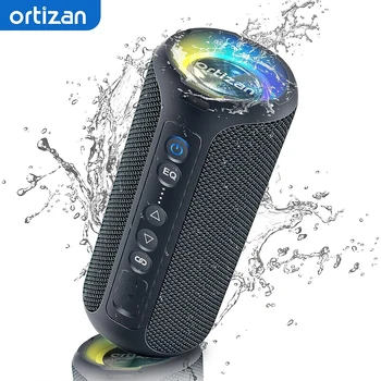 Ortizan X8Pro Bluetooth Speakers,40W Loud Portable Wireless Speaker IPX7 Waterproof Shower Speakers with Bluetooth 5.3 Deep Bass 1
