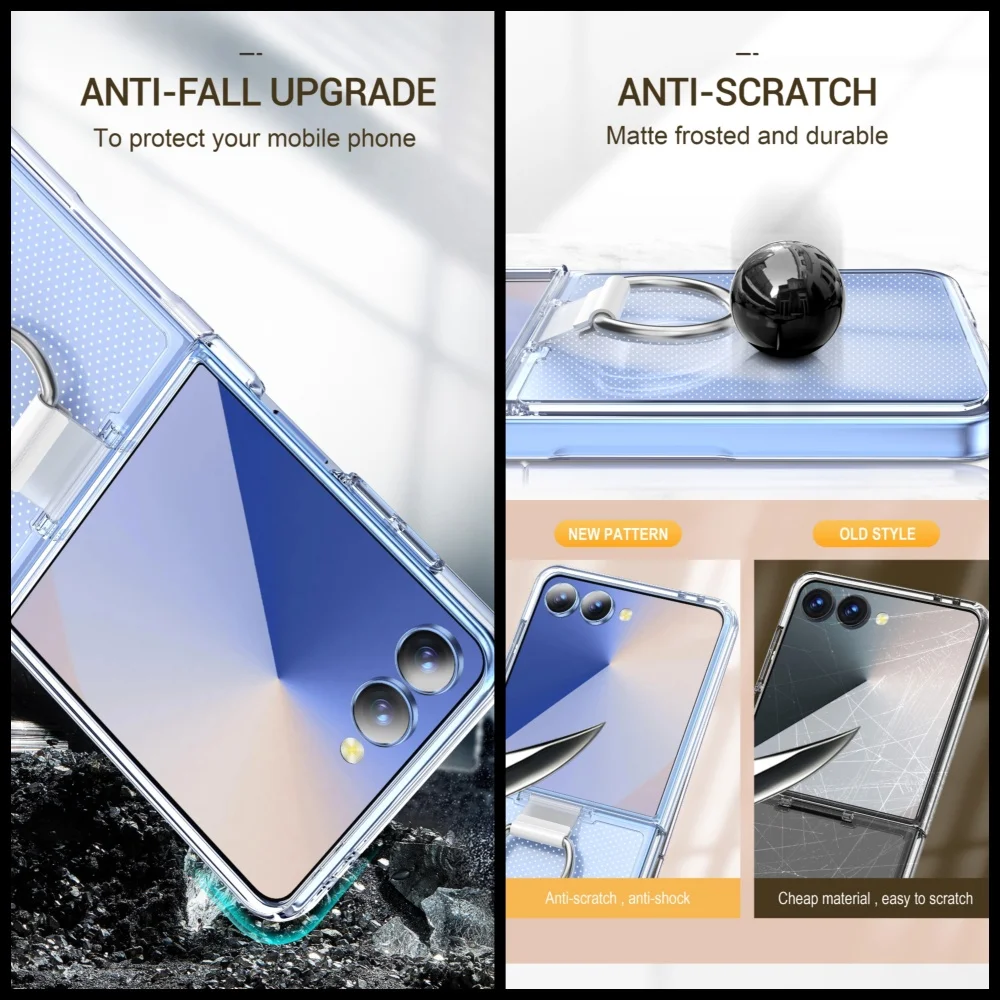 Electroplated Silver Ring Case - Comfortable Touch Dopamine Shockproof Cover