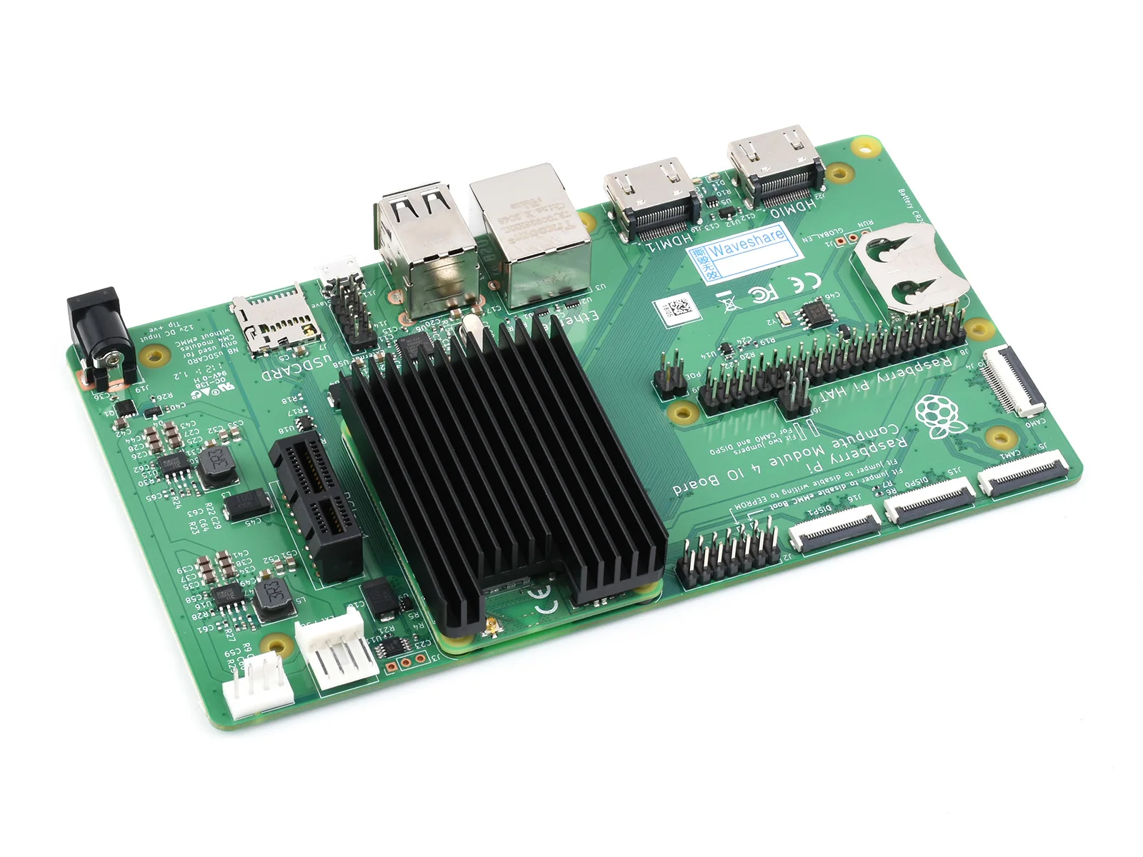 Dedicated Aluminum Heatsink for Raspberry Pi Compute Module 4 CM4 Better Heat DissipationAntenna Notch