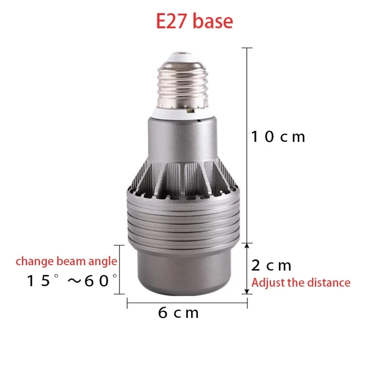 Focusing LED Spotlight 110V 220V Bulb E27 Screw  Zoom Spotlights Warm Light Neutral light  Room Mural Restaurant lighting 3