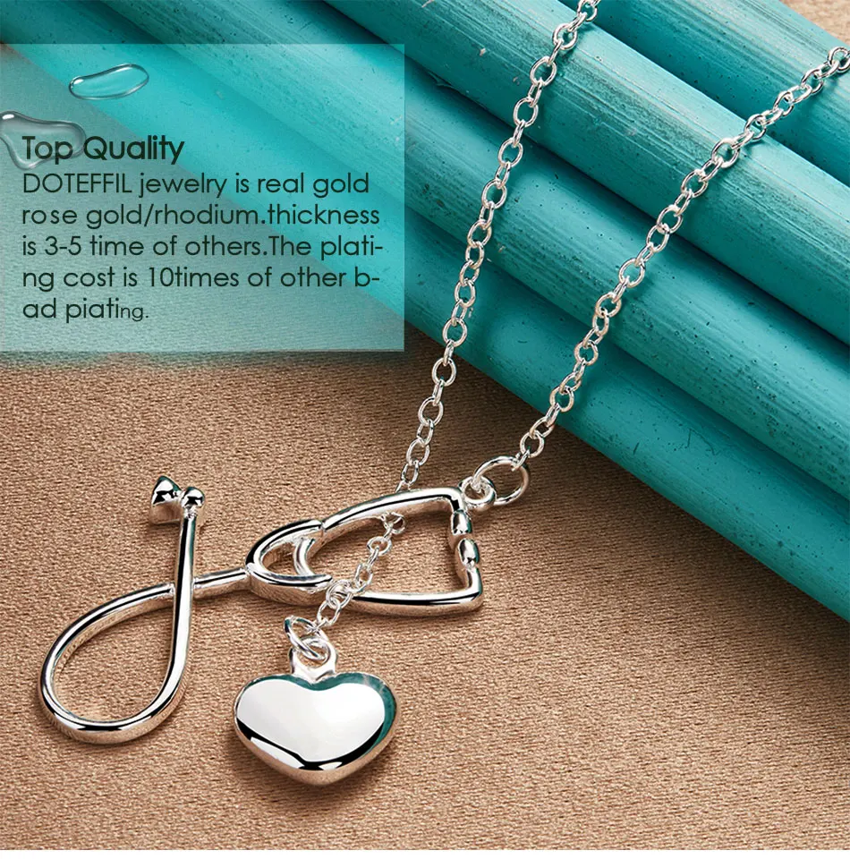 DOTEFFIL 925 Sterling Silver 18 Inch 