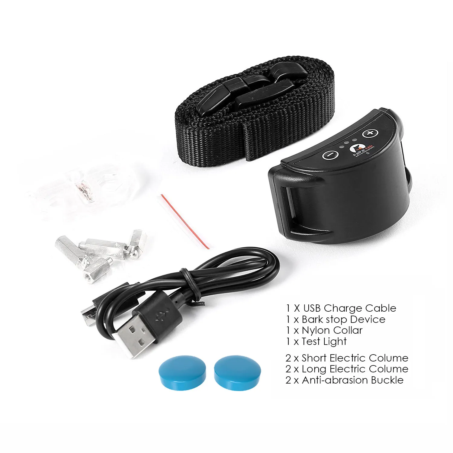 Paipaitek Dog Anti-barking Collar IP65 Waterproof Adjustable Pet Dog Training Collar Dog Trainer Device Pet Supplies In stock 6