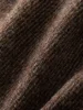 FSLE Retro Classic Style 100% Wool Suit Jacket for Women 2023 Niche Design Winter Commuter Brown Woolen Sets Female 4