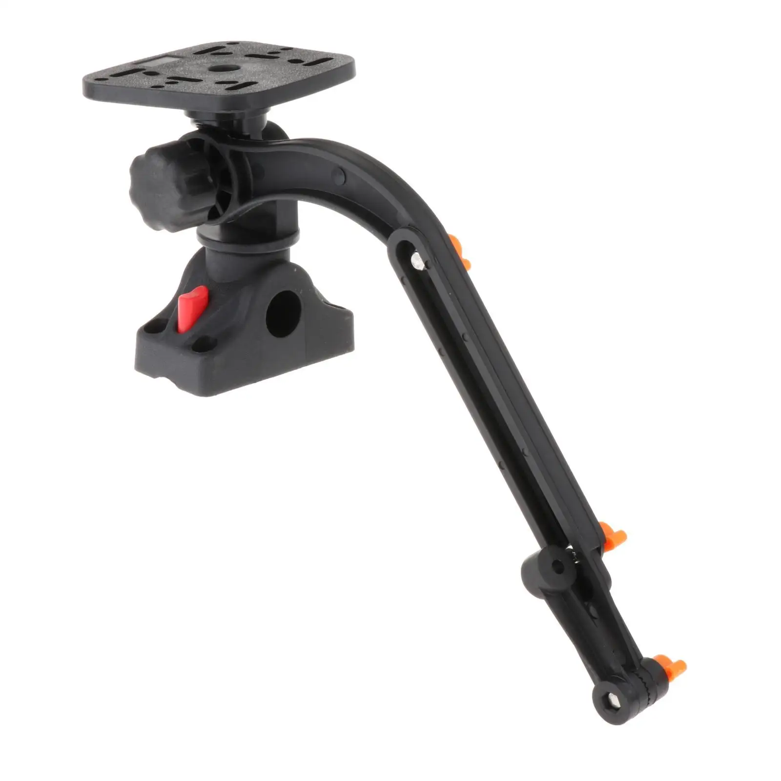 Fish Finder Mount Fish Finder Base Electronic Fishfinder Mount Support for Kayak Yacht Boat Fish Finder Installation and Fixing