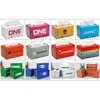 Metal Cargo Shipping Container Tissue Box Cover, Table Decorations Household Napkin Paper Iron Holder 2