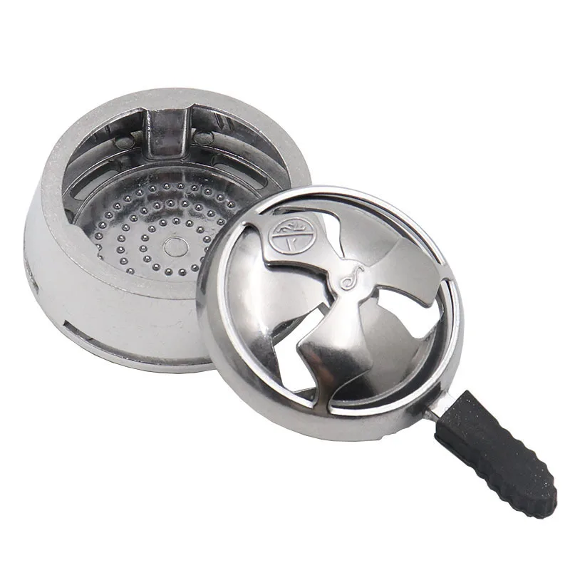 Silver Hookah Charcoal Holder Provost Heater Shisha Bowl Hookah Bowls Narguile Shisha Accessories Chicha Bar
