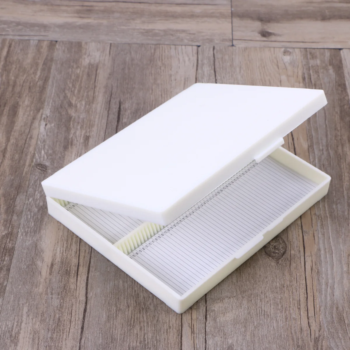 

Microscope Slide Box Pathology Biological Plastic Lined Durable Holds Up to Slides Bio Slice Box Slice Cassette