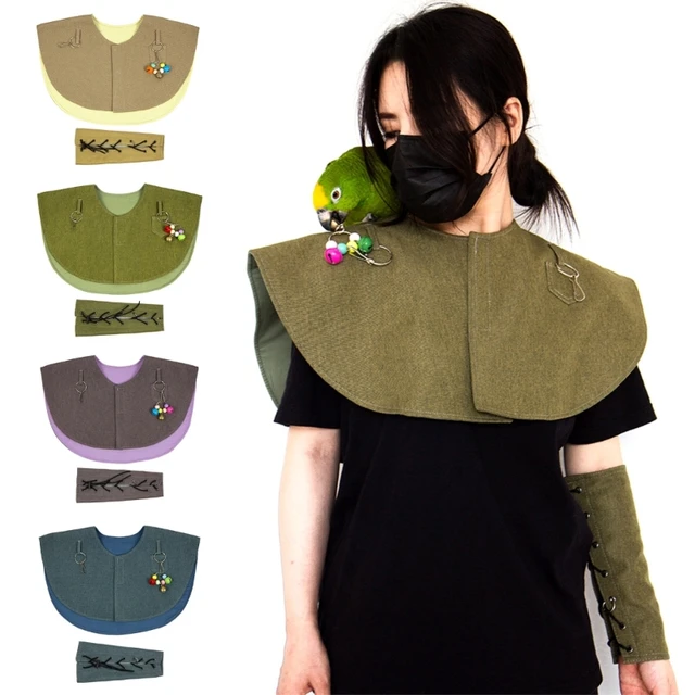 Parrot Anti-Scratch Shoulder Protector Arm Protection Multi-Functional Shoulder Pad Diaper Shawl For Small Medium Birds Dropship 2