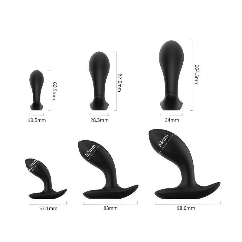 Analkugeln aus Silikon, Analplug, Trainingsset, riesiger ausgestellter Sockel, tragbarer hohler Analplug, Prostatamassage, G-Punkt_voghion.com