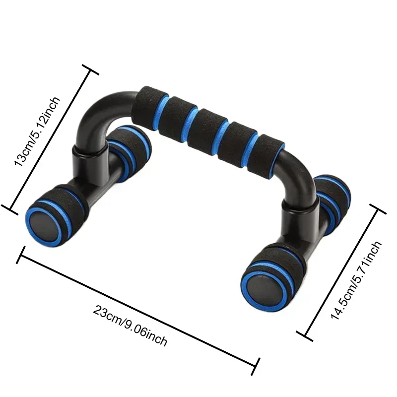 GYM Non-Slip H-Shaped Push Up Bar Handles Home Fitness Equipment for Arm Chest Workout Anti-Skid Support Stand Fitness Sport