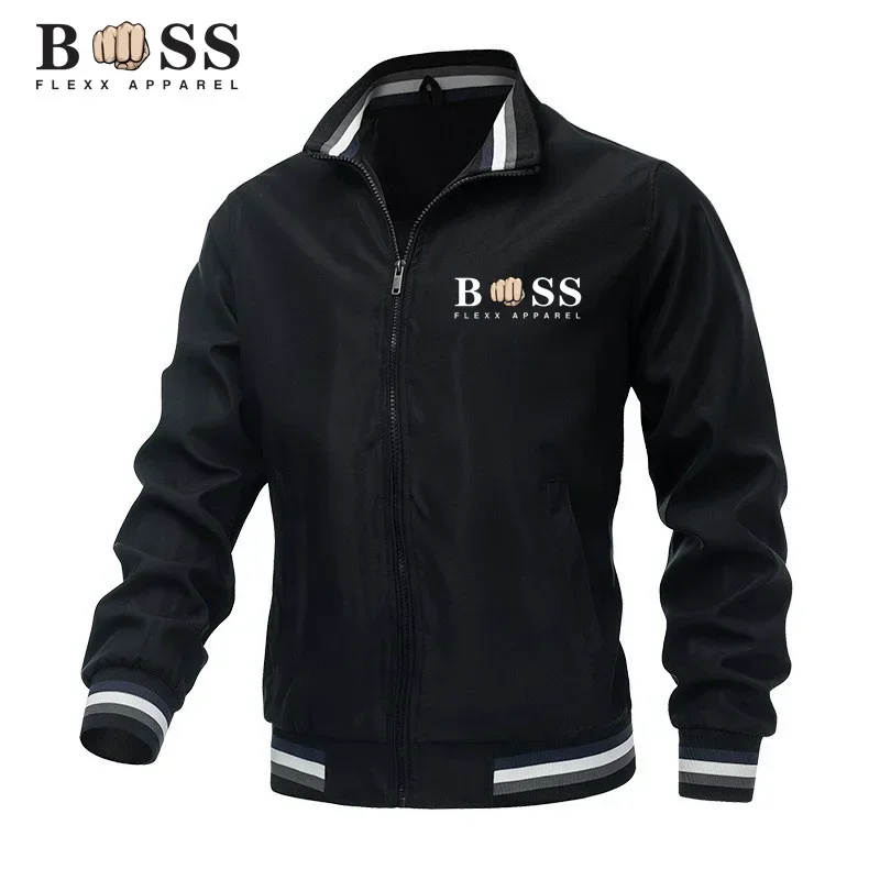Men's Jacket High quality Printed Outdoor Sports Jacket Hooded Windproof fashion leisure brand Sports mountaineering cycling ja