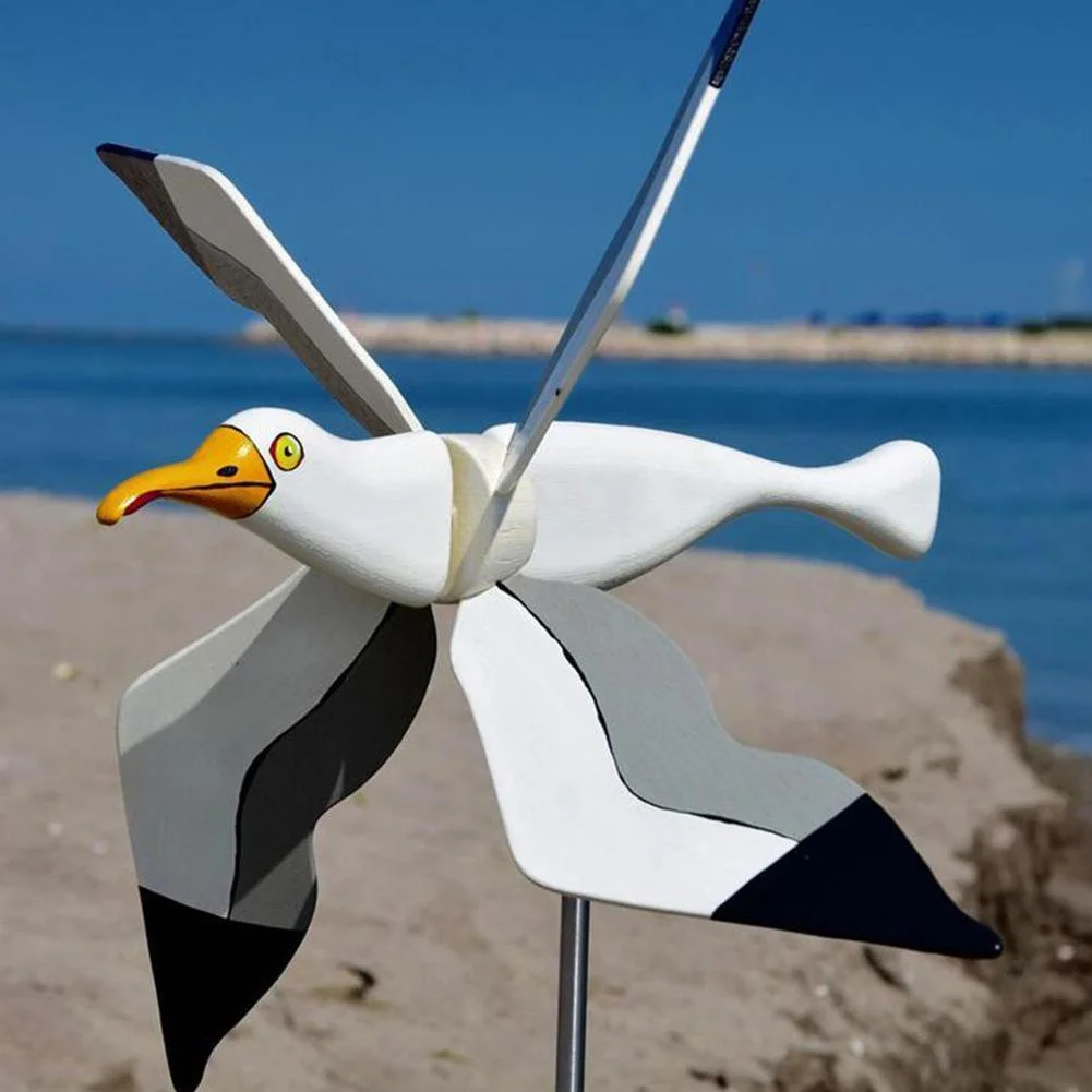รูปสินค้า Seagull Windmill Decorative Garden Sculpture