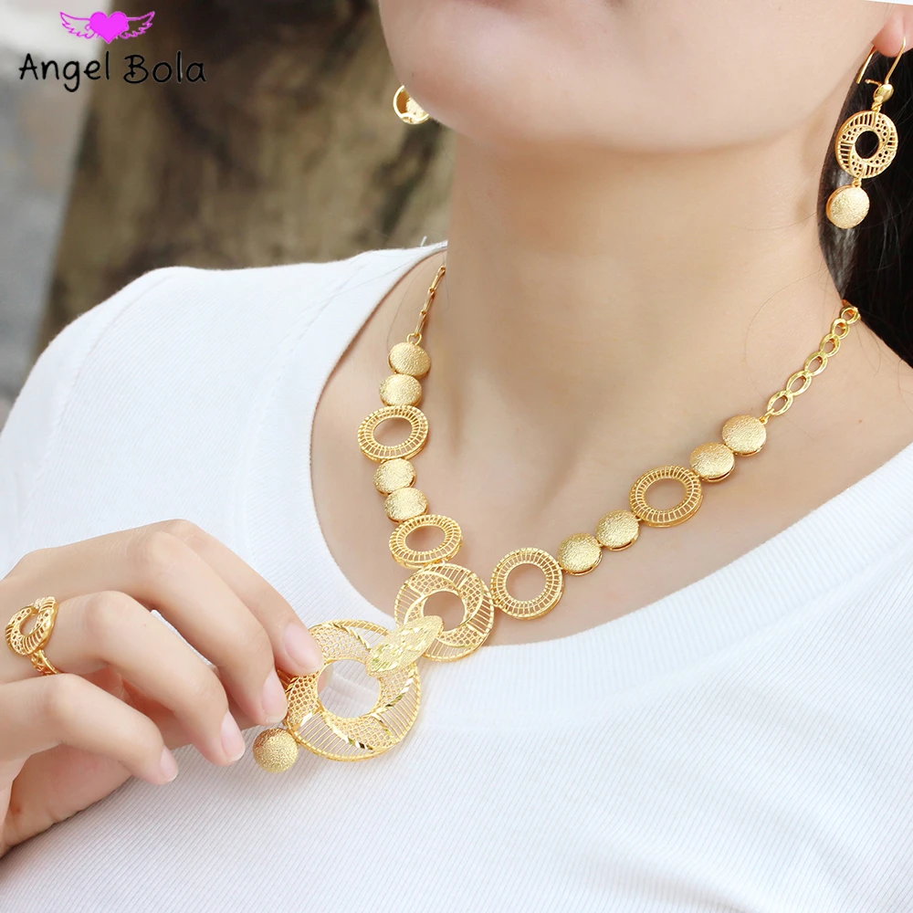 Simple Gold Jewelry Set
