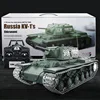 Henlong 3878-1 Tank Soviet Union Kv-1's Rc Heavy Rc Modle 1:16 Shootable Alloy Remote Control Electric Military Infrared Rtr Toy 6