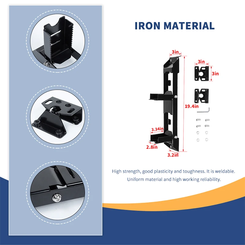 Car Tailgate Hinge Foot Climb Pedal Accessories For Suzuki Jimny JB74 Car Rear Tailgate Foldable Pedal Ladder