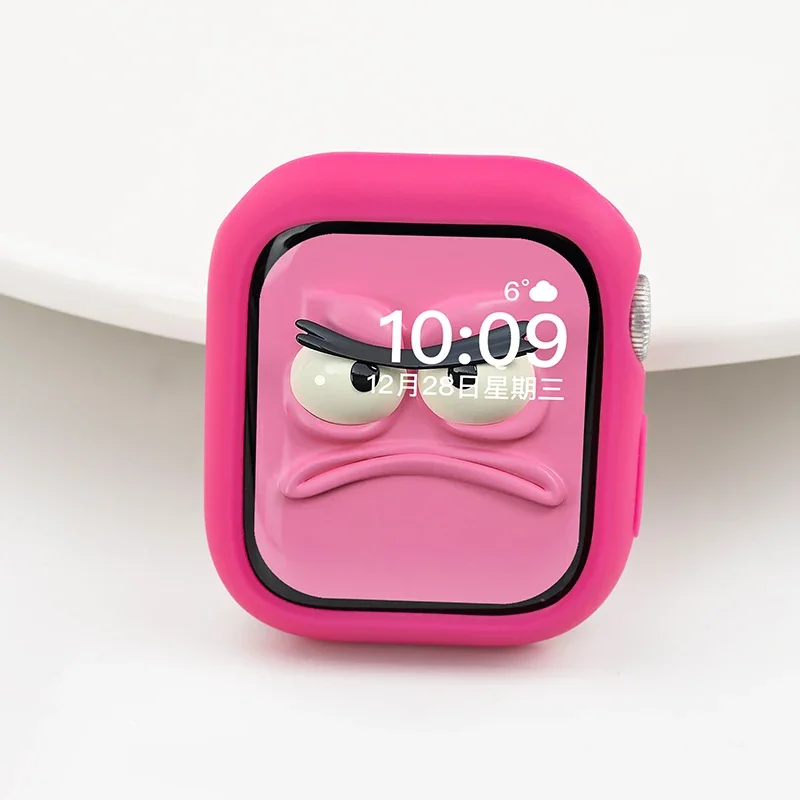 Stylish Candy Silicone Protective Case for Smartwatch - Cute and Durable Bumper Cover