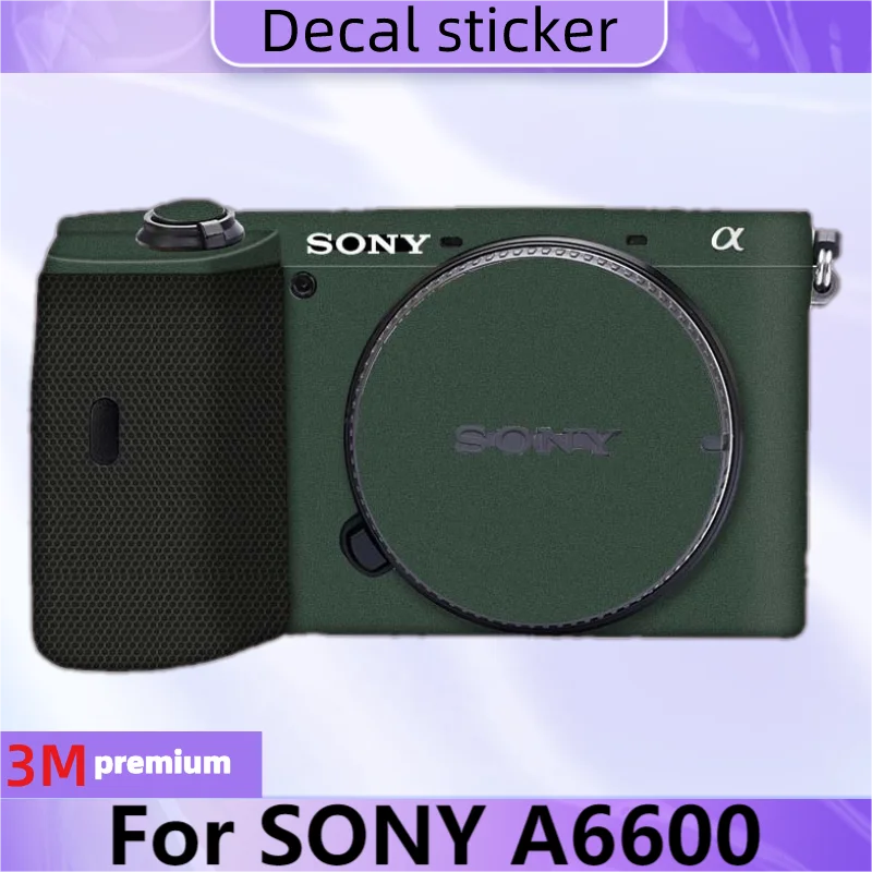 Per Sony A6600 Adesivo Per Fotocamera Decalcomania Protettiva Per La Pelle Pellicola Avvolgente In Vinile Cappotto Protettivo Antigraffio Alpha 6600 I