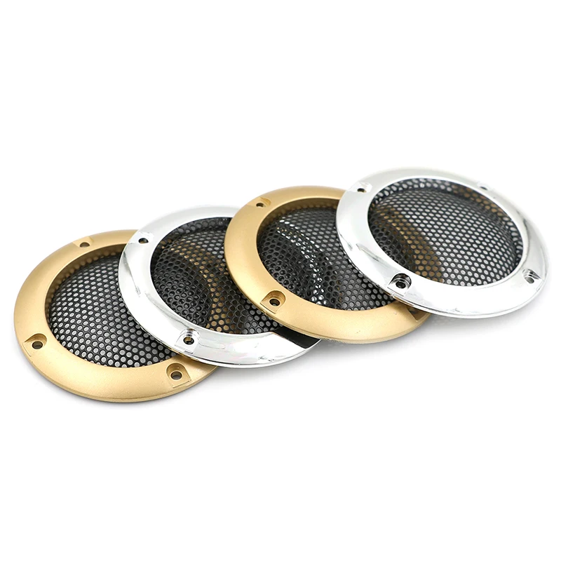 2pcs 2" inch Audio speaker cover decorative circle metal mesh grille audio speaker cover