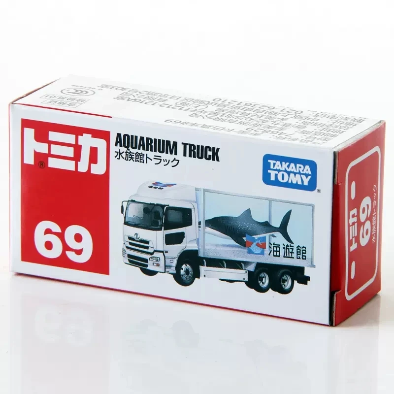 NO.69 Model 746829 Takara Tomy Tomica Osaka Shark Transporter Simulation Diecast Alloy Car Model Children's Toy Sold By Hehepopo 6