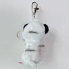 9cm Ty Beanie Big Eyes Small Pendant Keychain Clips Mini Stuffed Plush Toy Animals Doll Black Pattern Tiger Tundra Children Gift 5