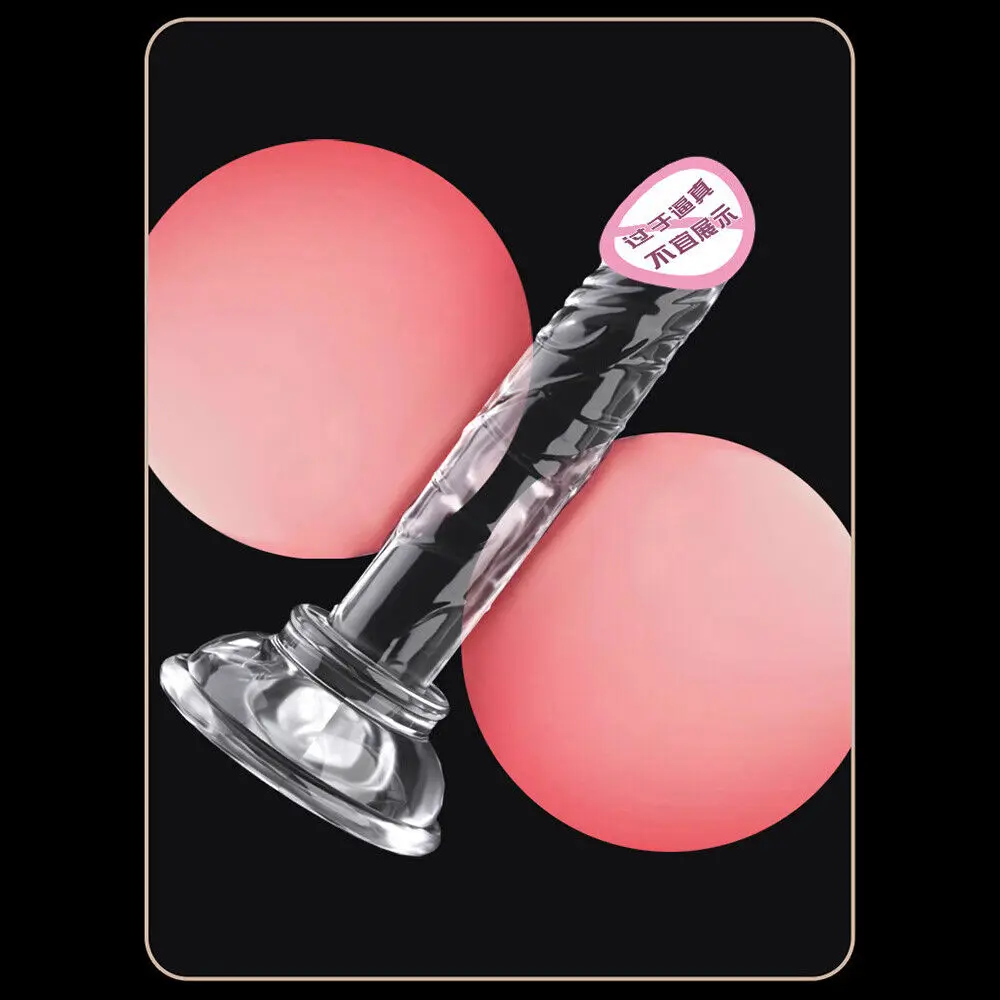 Realistic Soft Jelly Dildo Suction Cup Adult Sex Toy for Women Men Vaginal Anal Plug Masturbator Prostate Massager Stimulator