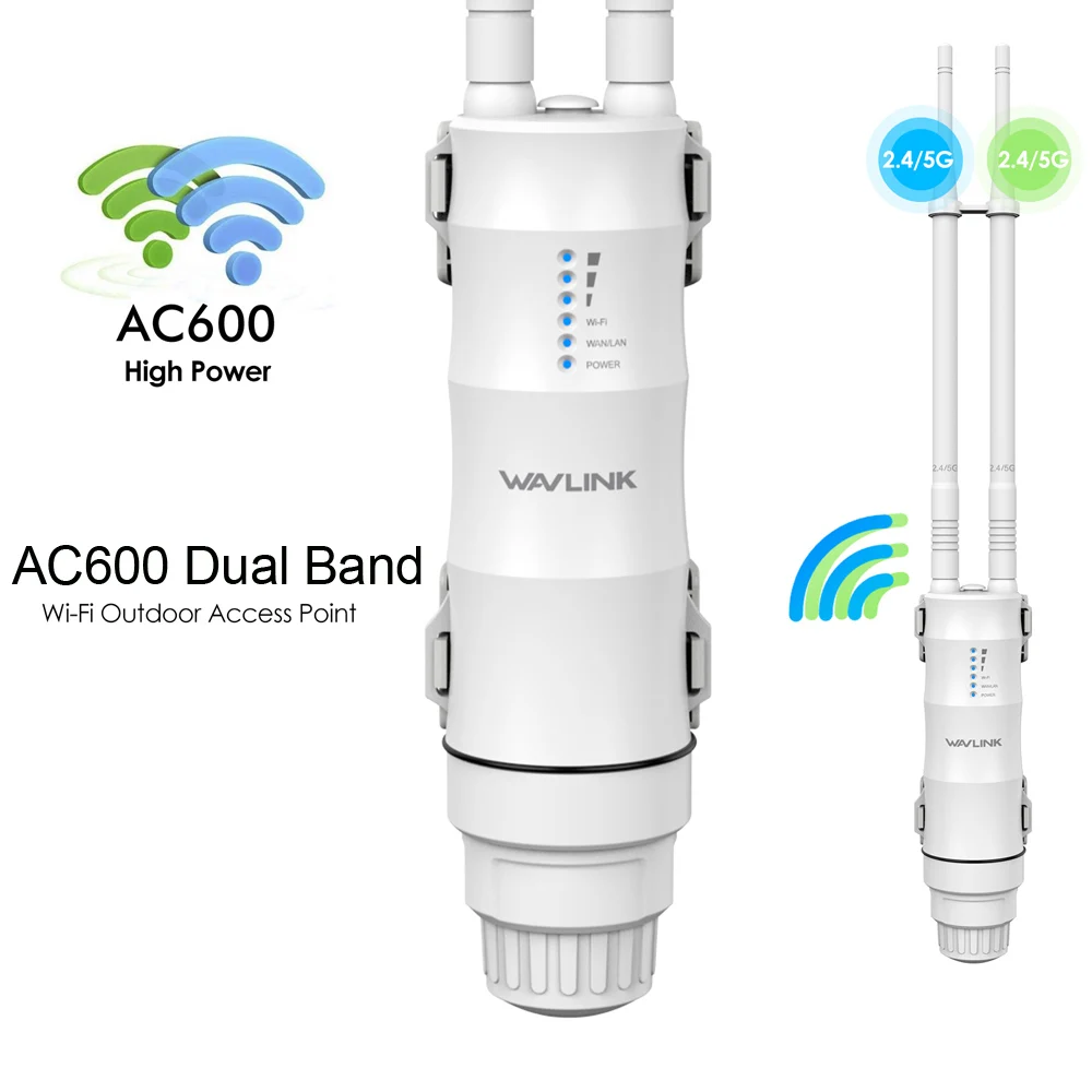 Extensor de rango WiFi para exteriores Wavlink, punto de acceso