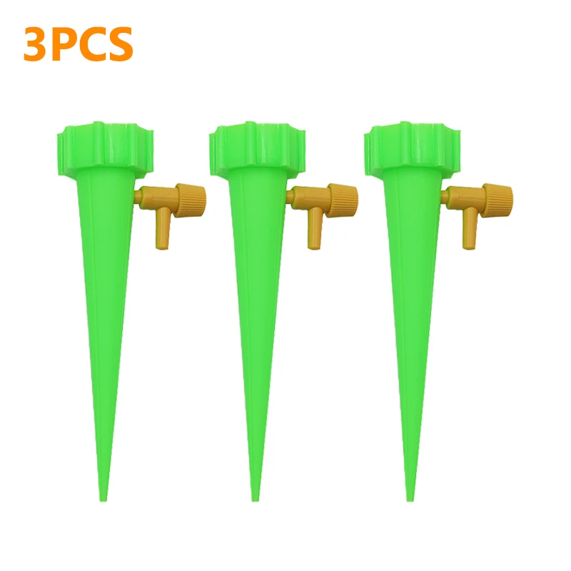 Plant Self Watering Devices Auto Drip Irrigation Watering Spikes with Slow Release Control Switch for Plant Greenhouse Garden sprinkler to drip conversion kit Watering & Irrigation Kits