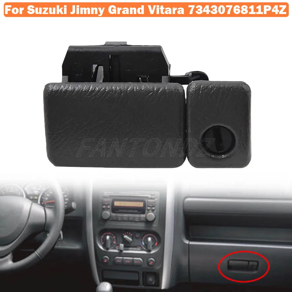 Car Glove Box Lock Latch Handle For Suzuki Jimny Grand Vitara 2000- 7343076811P4Z Replacement Parts 73430-76811-P4Z
