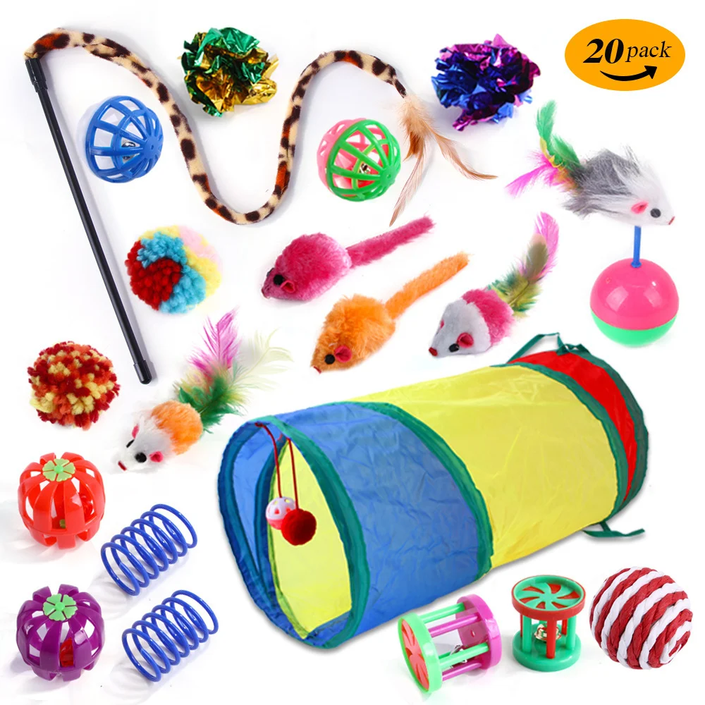 thumbnail image 1 of Juego de juguetes de peluche interactivos para mascotas, gatos, hámsteres, juguetes para hámsteres viejos que hacen sonido, paquete liviano a granel para gatitos y hámsteres, 1 of 5