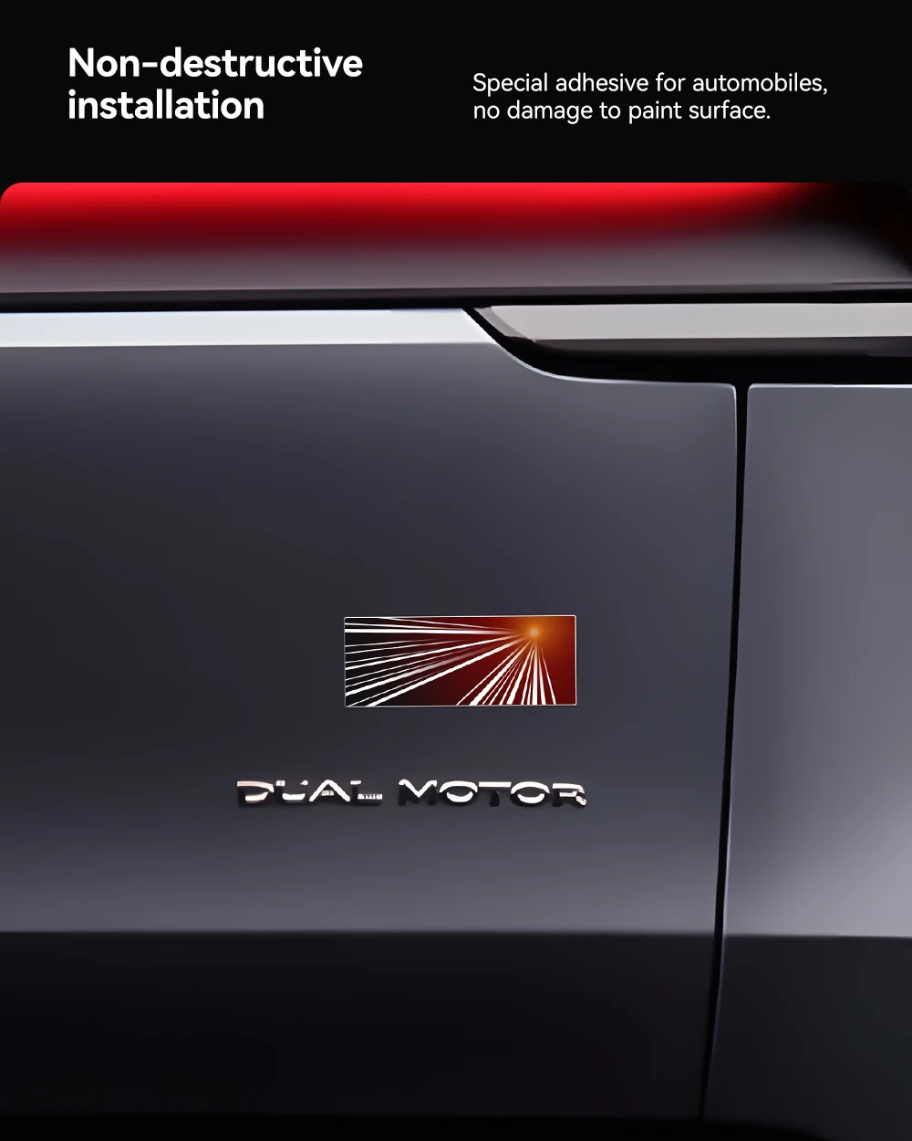 For Model Y/3/X/S Tail Mark Juniper Performance For Tesla PLAID Space-time Tu De