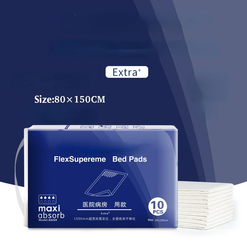 10 pieces of adult nursing pads for the elderly with 80x150 extra large diaper for the elderly mattresses disposable diaper pads 2