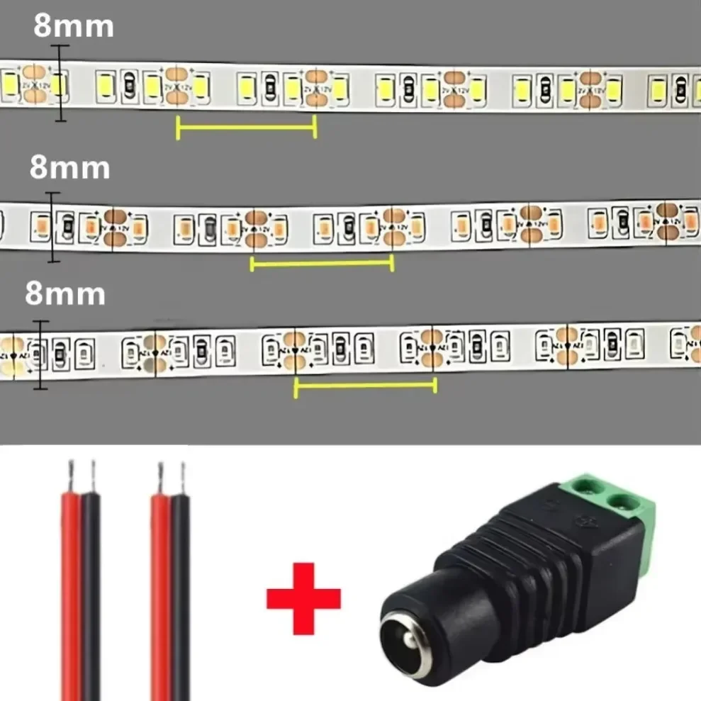 Colorful Flexible LED Light Strip - 120 LEDs/m, Versatile Home Decor Lighting