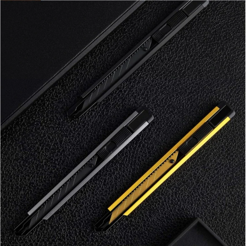 Fizz Art Utility Knife 30&deg; Aluminum Alloy Self-Locking Snap-Off Design Mini Box Cutter Multi-functional Stationery utility knife box cutter cutting knife art knife box opener