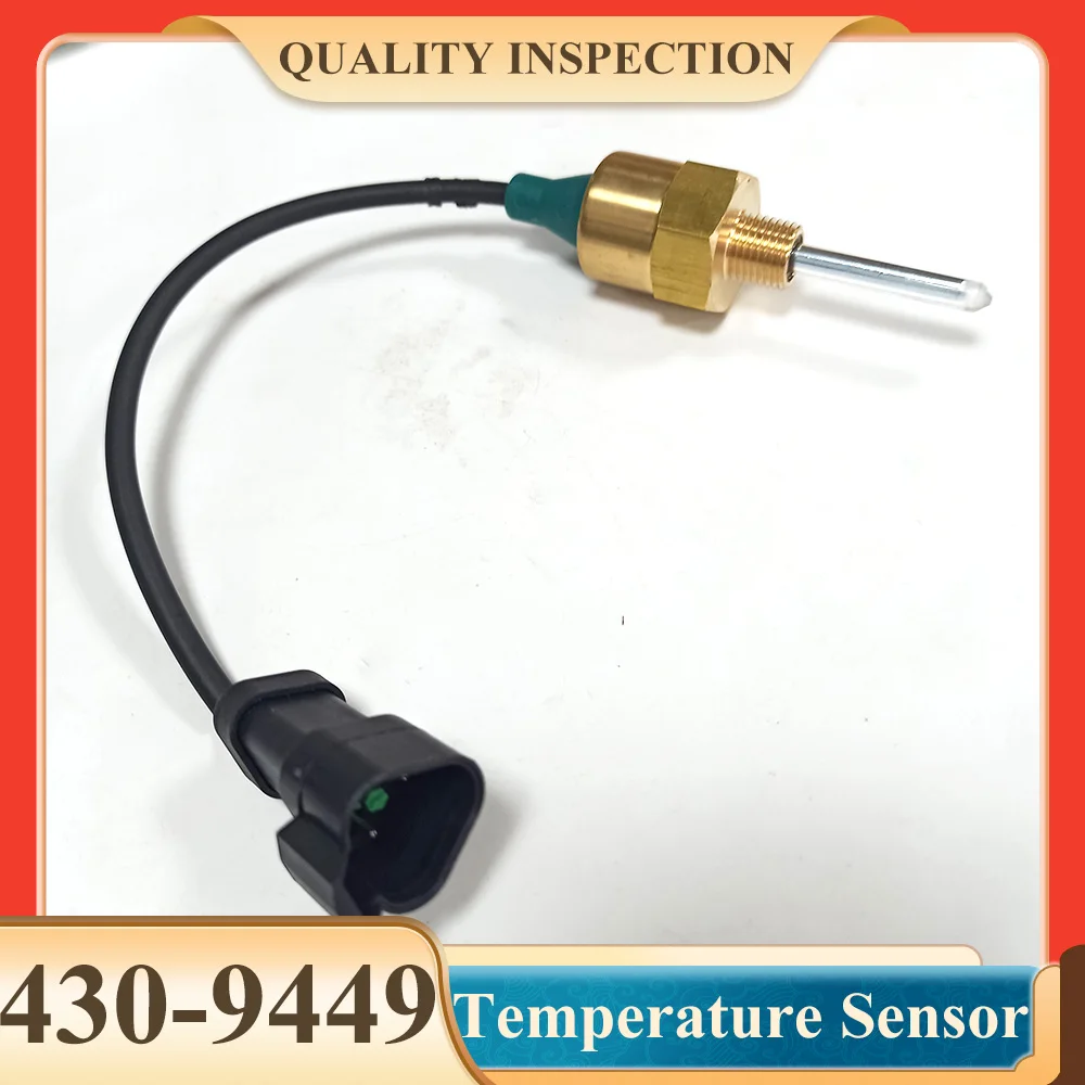 Temperature Sensor 430-9449 4309449 for Caterpillar C7.1 C15 C13 C18 Truck 793F 795F 797F Coolant Temperature Level Sensor