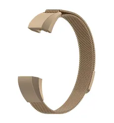 Premium Stainless Steel Milanese Watch Strap - Metal Loop Sport Bracelet Accessory for L(170mm-240mm) (Champagne Gold)