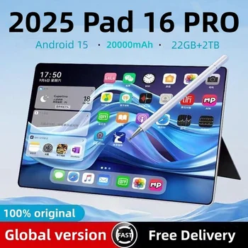 2026 Original Pad 16 Pro Tablet Android 15 22GB 2TB Snapdragon 8 Gen 2 Global Version Tablet 5G Dual SIM Google Play Tablets PC 1