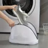 1PC Mesh Laundry Bag Zips Shoe Washing Bag 1