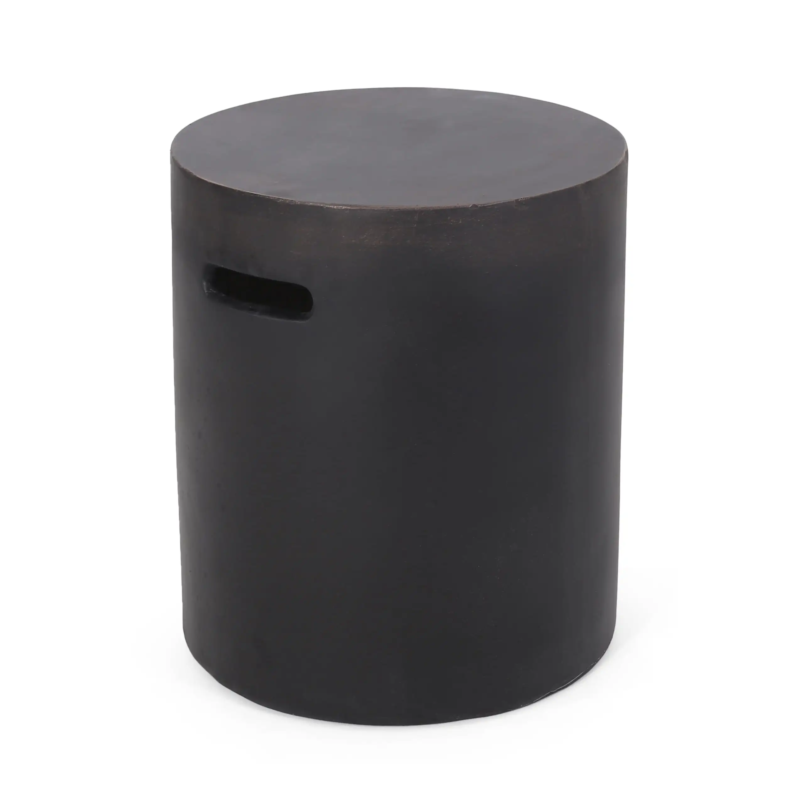 

Baxton High Load-bearing Strong Stable and Durable Lightweight Concrete Outdoor Side Table Antique Copper