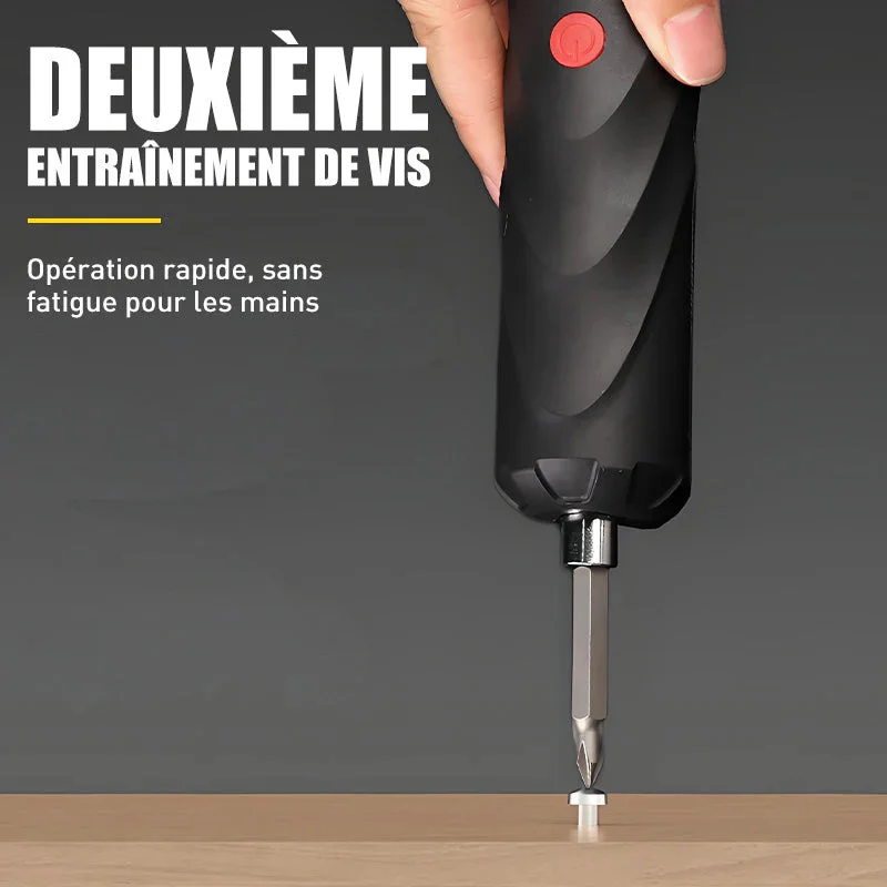 Electric Screwdriver Battery Rechargeable Cordless Screwdriver Powerful Impact Wireless Screwdriver Drill Electric Screw Driver