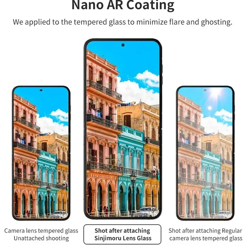 Premium Ultra-Thin Tempered Camera Lens Protector - Anti-Scratch Glass Film, Multi-Pack