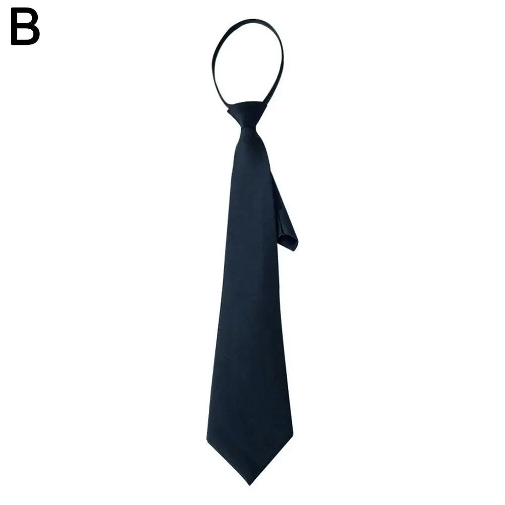 Unisex-Krawatte für Mann und Frau, Reißverschluss-Krawatte, schwarze Clip-on-Männer-Krawatte, Sicherheitskrawatten für Kleidung, Krawatten, Uniform-Anzug-Krawatten für den Großhandel – Detail 14
