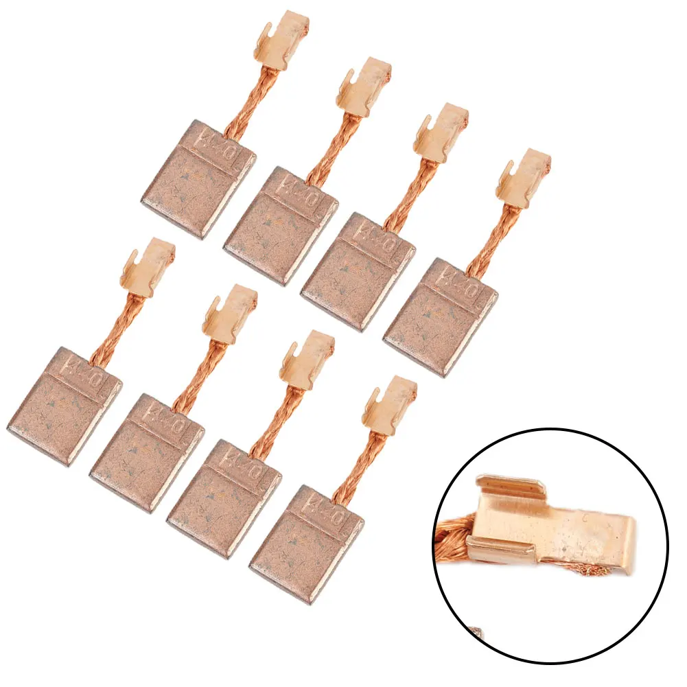 8 Pcs/Set Carbon Brush Kit Power Tools Drill Accessories for CB-440 BHP458 18V BDF452 BHP454 13x10x3mm Professional Hand Tools