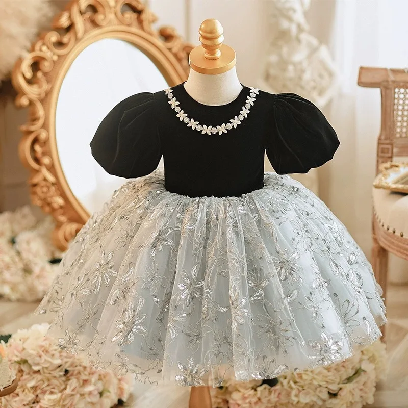 

Flower Girl Dresses for Wedding Girls Baby Evening Dresses Children's Birthday Dress Girl Party Ball Gown Princess Prom Costume