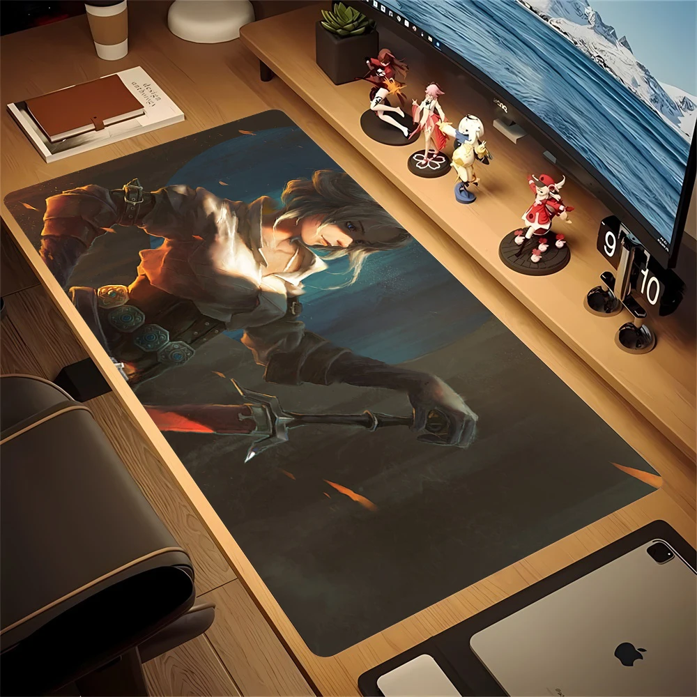 XXL Non-Slip Rubber Desk Mat - The W-Witchers 3 Gaming Design